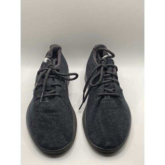 ALLBIRDS Women's Black Wool Lace-Up Lightweight Round-Toe Sneakers SZ 10 - Picture 1 of 11